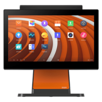 Android 11 Kassensystem SUNMI D2s LITE, Mono Screen, 39,6cm (15,6''), Full HD, USB, Bluetooth, Ethernet, WLAN, Android, schwarz, orange