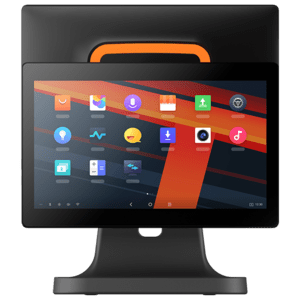 Sunmi T2s Lite, 39,6cm (15,6''), Full HD, KD, USB, RS232, Bluetooth, Ethernet, WLAN, Android, schwarz, orange