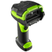Robuster 1D Barcode Funkscanner Zebra LI3678-ER, Bluetooth, 1D, ER, Multi-IF, FIPS, Kit (USB), schwarz, grün (Extended range)