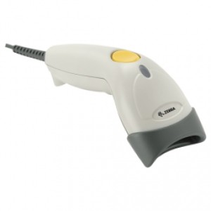 Robuster Barcodescanner zum günstigen Preis Zebra LS1203, 1D, Kit (USB), anthrazit