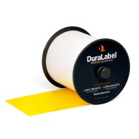 DURALABEL K4-3008 Gelbes Premium-Vinylband, 100 mm x 15,2 m, für Kodiak Max