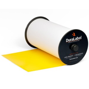 DuraLabel K8-3008 Gelbes Premium-Vinylband, 200 mm x 15,2 m, für Kodiak Max