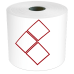 DuraLabel T04060M-3I GHS-Gefahrstoffetiketten, 100x150 mm, 235 St/Rolle, vorgedruckt