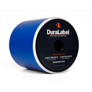 DuraLabel T4-3006 Blaues Premium-Vinylband, 100 mm x 42,6 m, kompatibel mit Toro Max & Bronco Max
