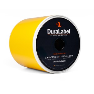 DuraLabel T4-3008 Gelbes Premium-Vinylband, 100 mm x 42,6 m, kompatibel mit Toro Max & Bronco Max