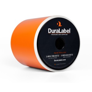 DuraLabel T4-3009 Premium-Vinylband, Orange, 100 mm x 42,6 m, kompatibel mit Toro Max & Bronco Max