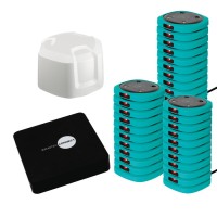 ratiotec CONNECT Starter-Set 30, kontaktloses Bestellsystem für die Gastronomie, STANDALONE, 30x Pager